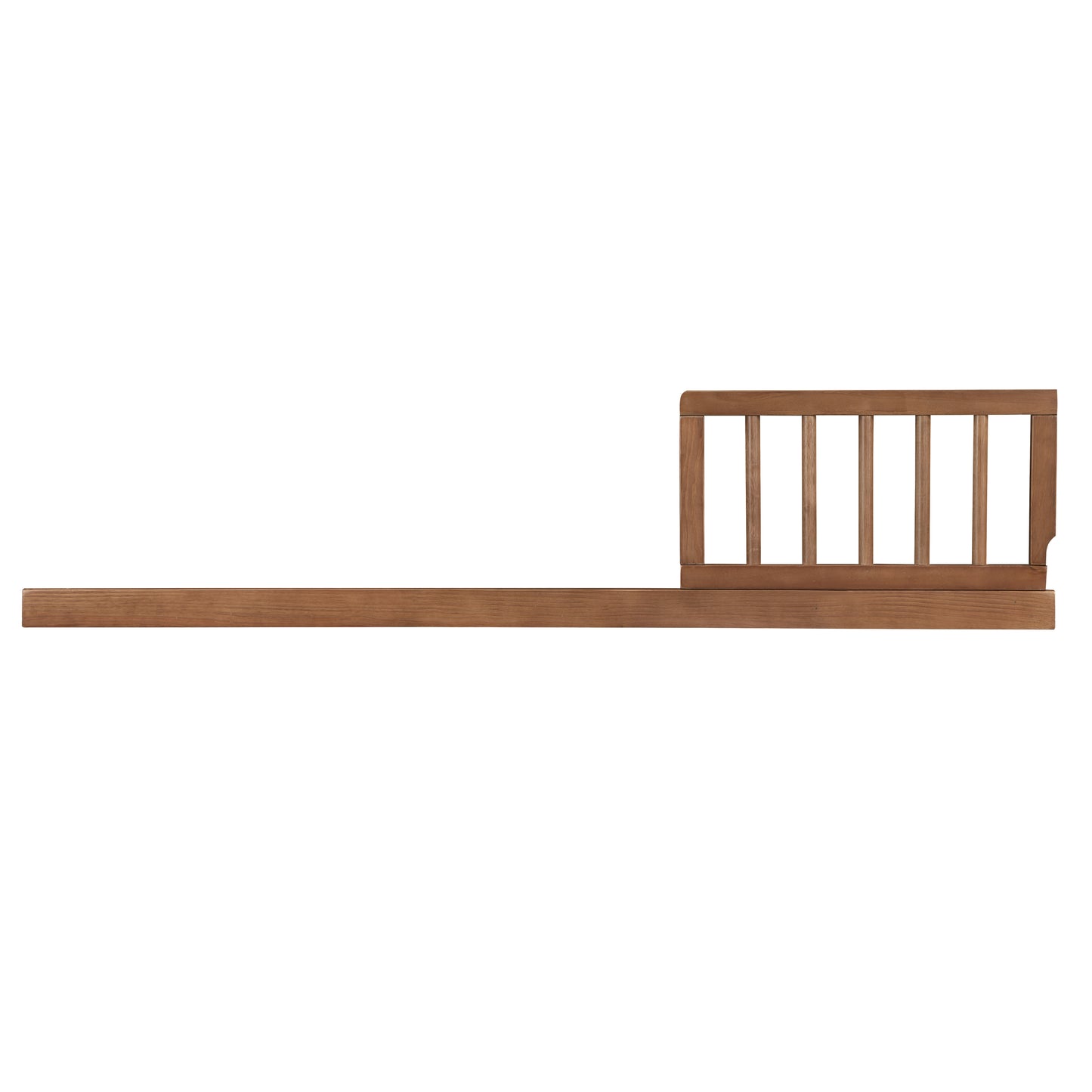 Pixie Toddler Guardrail and Stabilizer Bar in Walnut