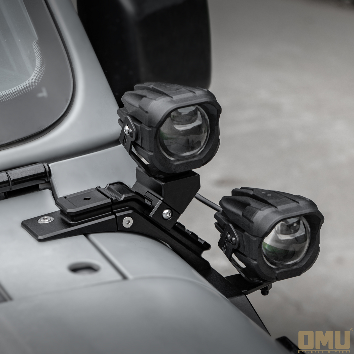OMU Genesis Series A-Pillar Light System Mount For Jeep Wrangler JL/ Gladiator JT [Not For 4xe]