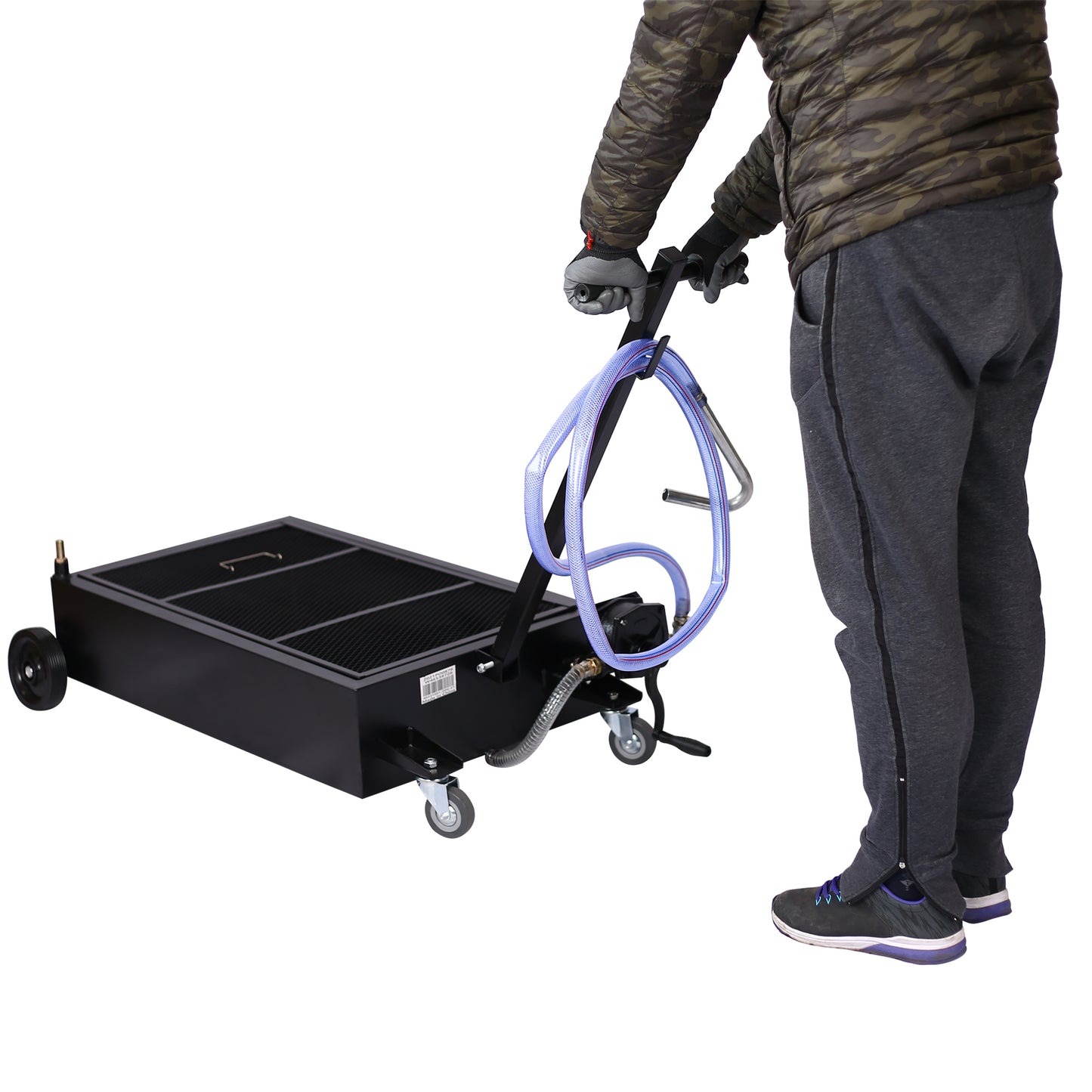 25-Gallon Low-Profile Oil Drain with Pump