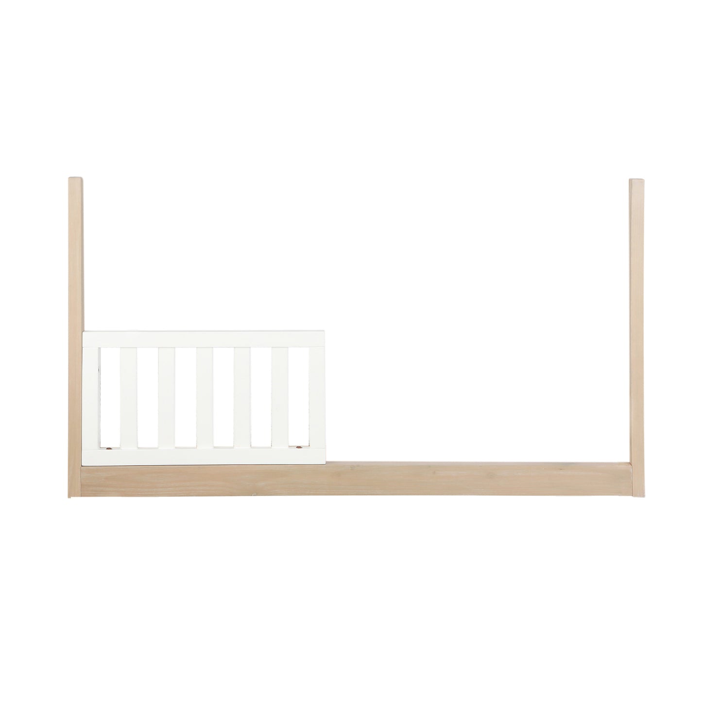 Wooster Toddler Rail in Almond and White