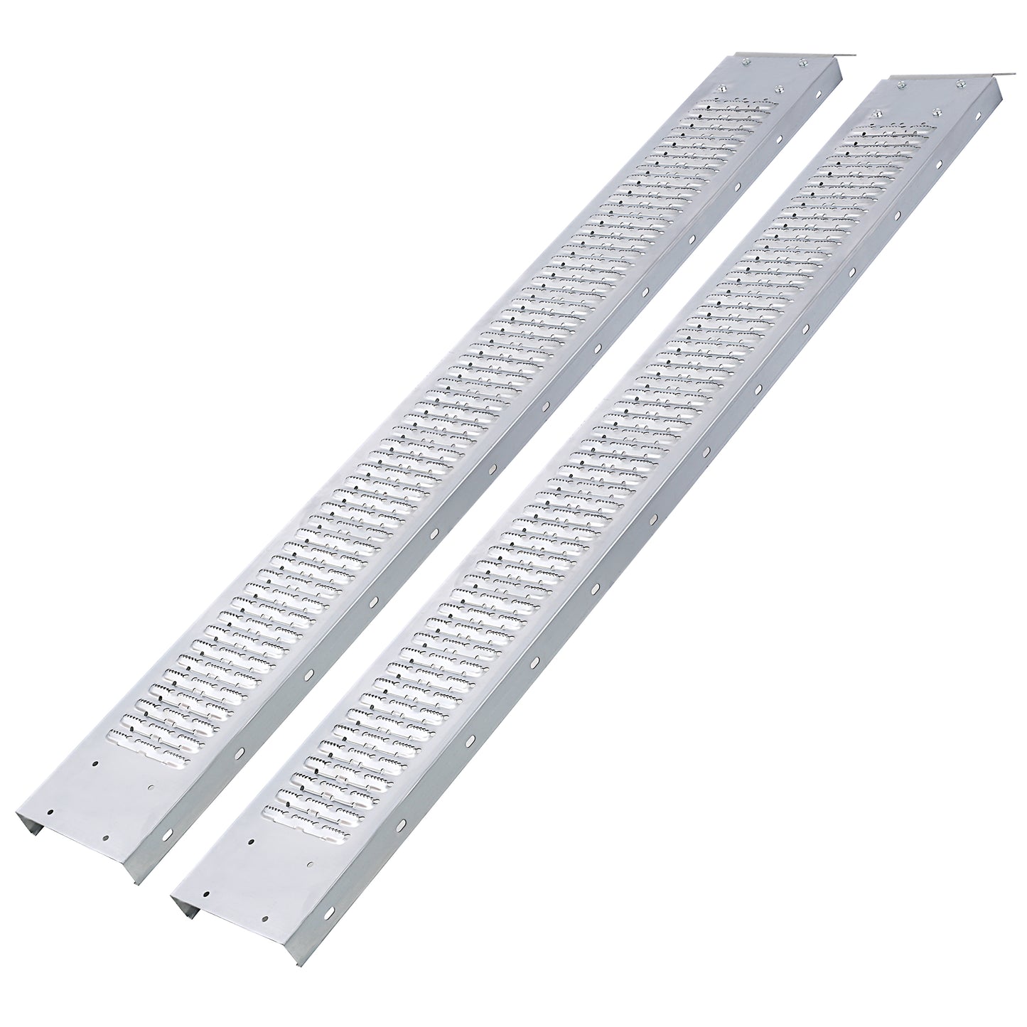 77' L Loading Ramps, 960lbs Capacity Loading Ramps for Pickup Trucks, Steel Motorcycle Ramp, Dirt Bike Ramp for Truck, Lawn Mower, Snowblower, ATV, Quad, Pack of 2 ,with 4pcs pedal